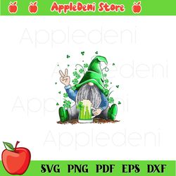 irish gnome drink beer st patricks day png, patrick svg, irish gnome svg