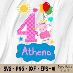 peppa pig birthday svgt, peppa pig birthday, peppa pig party, peppa pig birthday girl, peppa pig shirt