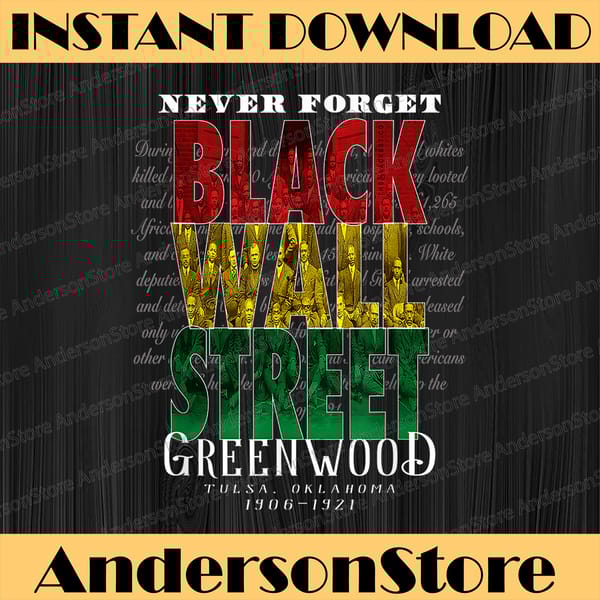 Black Wall Street Greenwood Tulsa Oklahoma Black History Bl Inspire black-wall-street-greenwood-tulsa-oklahoma-black-history-bl-inspire