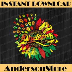 sunflower first juneteenth black history african american black history, black power, black woman, since 1865 png