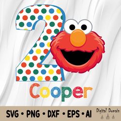 personalized birthday sesame street kid svg, sesame street birthday boy and girl svg, personalized birthday kids svg, bi