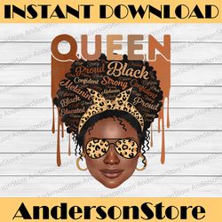 black woman educated strong melanin queen african american blm, freedom, black woman, since 1865 png sublimation