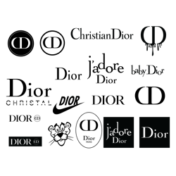 Dior Bundle Svg, Christian Dior Logo Svg , Dior Svg File Cut Digital Download