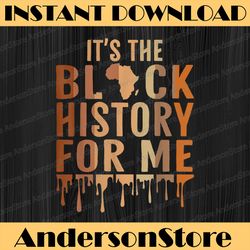 it's the black history for me melanated blm, freedom, black woman, since 1865 png sublimation