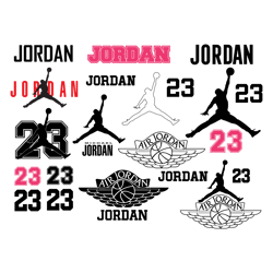 Air Jordan Bundle Svg, Nike Logo Svg , Nike Air Jordan Svg File Cut Digital Download