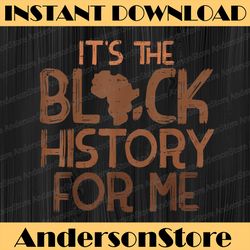 its black history for me african pride bhm blm, freedom, black woman, since 1865 png sublimation