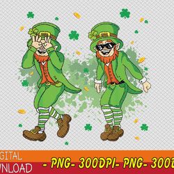 leprechaun griddy dance st patricks day 2023 png, digital download