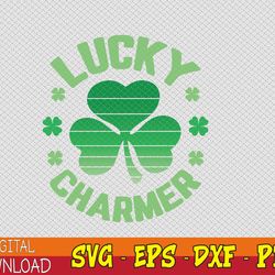 lucky charmer svg, eps, png, dxf, digital download