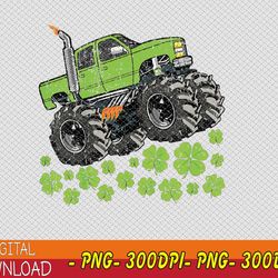 kids boys st patricks day, lucky monster truck svg, eps, png, dxf, digital download