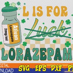 l is for lorazepam st patrick's day nurse pharmacist crna
