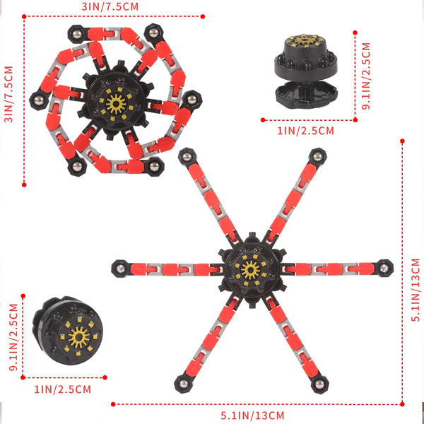 DIY Deformable Chain Links Fingertip Spinner Toys (3).jpg