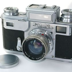 RARE KIEV 3 A Russian Contax Copy 35mm Camera JUPITER 8 Lens 1955 Vintage Decor