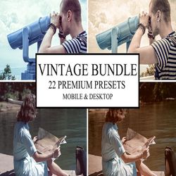 vintage bundle mobile & desktop presets