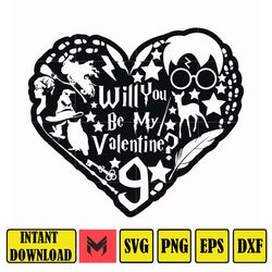 hrpt00034-will you be my valentine svg, png, dxf, eps file hrpt00034