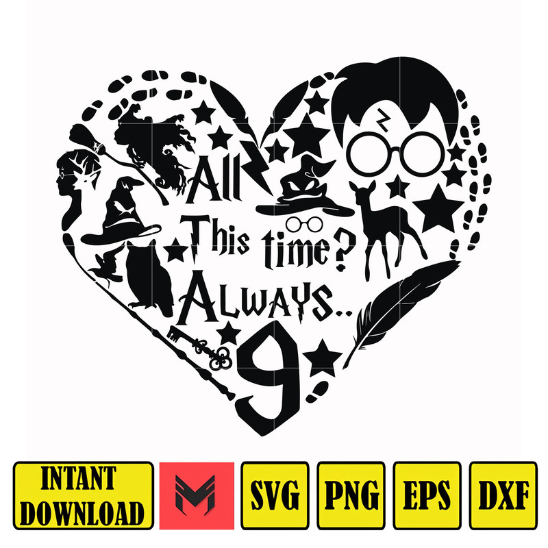 HRPT00035-All this time always svg, png, dxf, eps file HRPT00035.jpg