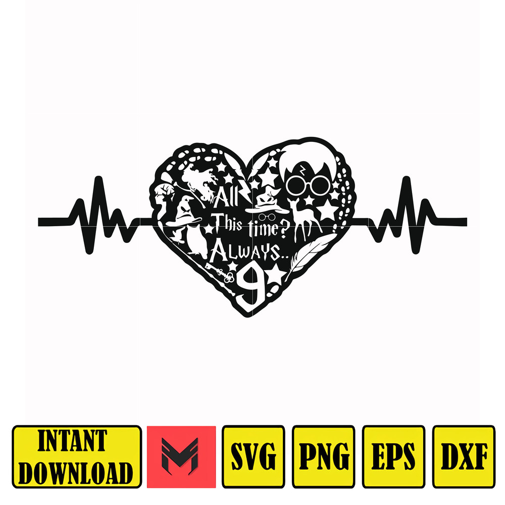 HRPT00036-All this time always svg, png, dxf, eps file HRPT00036.jpg