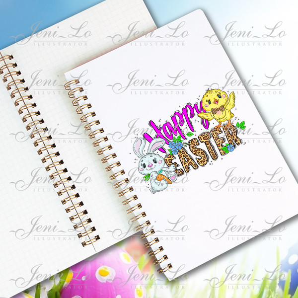 Happy Easter clipart on transparent background