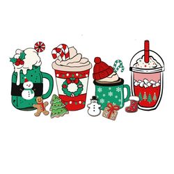 christmas coffee png, christmas coffee png