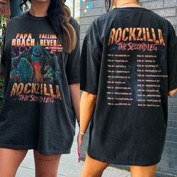 Rockzilla The Second Leg Tour 2023 Shirt, Rockzilla Tshirt, Rockzilla Tour Sweatshirt, Hoodie, Rockzilla Merch