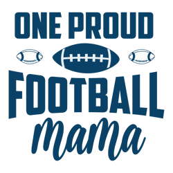 One proud football mama