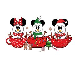 mickey christmas coffee png, disney christmas coffee png