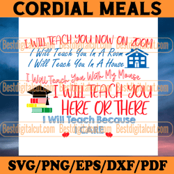 i will teach you her or there svg, trending svg, teaching svg, teacher svg, teacher students, teacher life svg, dr seuss