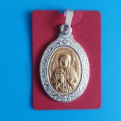 Saint Sophia of Rome religious blessed icon medallion free shipping | Orthodox store
