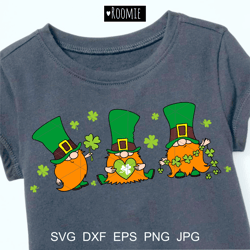 st patricks day gnomes svg, irish gnome clipart png sublimation shirt design, clover, shamrock lucky st paddys day