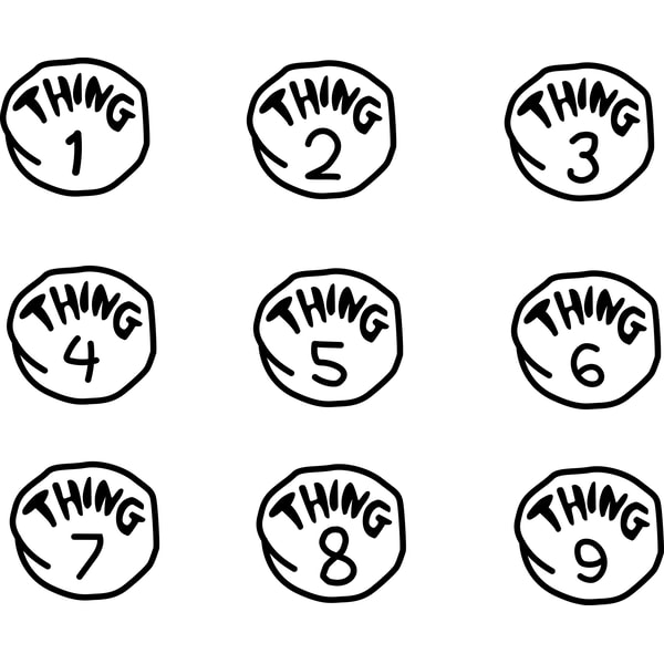Thing 1 Thing 2 Thing Clipart Set Thing Clipart Thing Svg Inspire Thing 1 thing 2 thing clipart set thing clipart thing svg inspire
