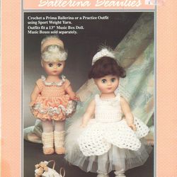 Digital Crochet Patterns Clothes for Dolls 13 inch
