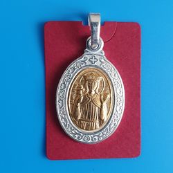St Irene the Greatmartyr of Thessalonica religious blessed icon medallion free shipping | Orthodox store