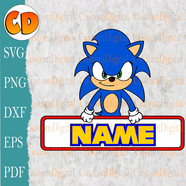 Sonic Svg, Personalized Birthday Banner Svg, Layered Cricut | Inspire Uplift sonic-svg-personalized-birthday-banner-svg-layered-cricut-inspire-uplift