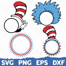 dr seuss svg, dr seuss cat in the hat, horton svg, lorax svg, fish svg, thing 1 svg, thing 2 svg, teacher, dr suess day