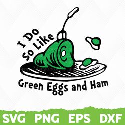 Green eggs and Ham, Green eggs svg, Ham svg,  Dr Seuss Svg, Dr Seuss Cat In The Hat Svg Clipart, Ham svg, green eggs