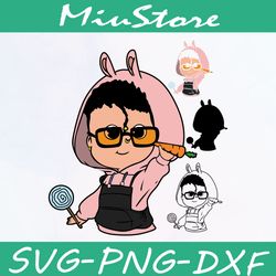 baby benito svg, lollipop bad bunny easter svg,png,dxf,clipart,cricut