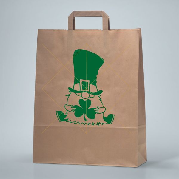 St Patricks Day Svg, Irish Gnome With Clover clipart png sub - Inspire ...