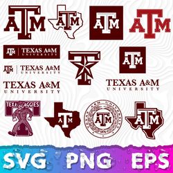 Texas A&M Logo SVG, Tamu Logo, Aggie Logo, A&M logo PNG, Texas A and M University, Texas A&M Logo Transparent