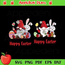 happy easter gnomes svg, trending svg, easter gnome svg, happy gnome svg, happy easter svg, easter eggs svg, easter bunn