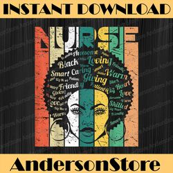 black woman nurse afro retro cool black history month juneteenth, black history month, blm, freedom, black woman