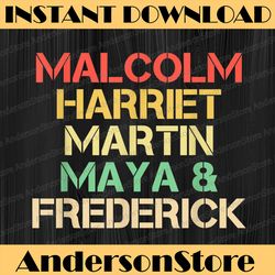 malcolm harriet martin maya frederick black history juneteenth black history month blm, freedom, black woman, since 1865