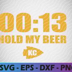 hold-my-b-eer m-ahomes-13-seconds svg, png, eps, dxf