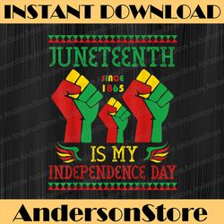juneteenth is my independence day since 1865 juneteenth, black history month, blm, freedom, black woman, since 1865 png