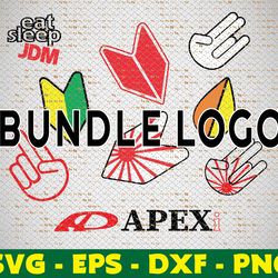 jdm bundle svg, jdm svg, car sticker svg, eps,dxf,cricut,silhouette direct download