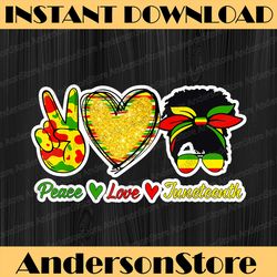 peace love juneteenth black pride freedom independence day juneteenth, black history month, blm, freedom, black woman