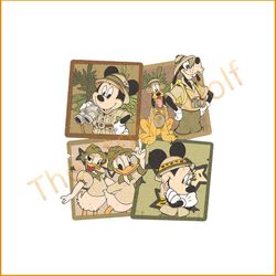 Retro Disney Animal Kingdom Mickey And Friends Comfort Colors Png