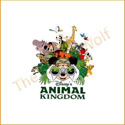 Disney Animal Kingdom Mickey And Friends Safari Mode Svg