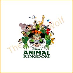 disney animal kingdom mickey and friends safari mode svg