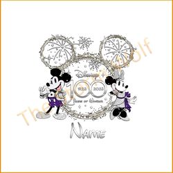 Mickey Minnie Disney 100th Anniversary Png Sublimation