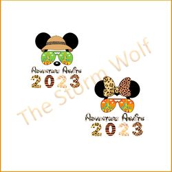 Mickey And Minne Adventure Awaits 2023 Animal kingdom 2023 Svg