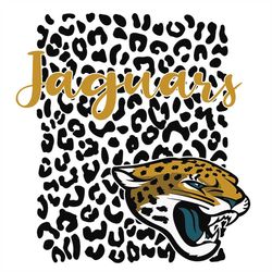 Jacksonville Jaguars Leopard Spirit Svg, Jacksonville Jaguars Svg, NFL Svg, Cricut File, Clipart, Leopard Svg, Sport Svg